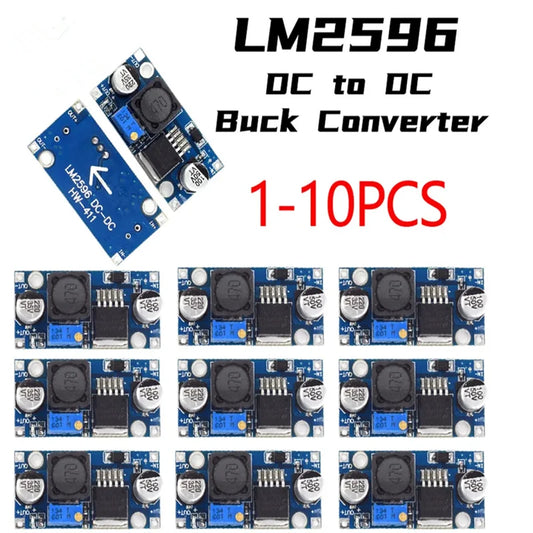 1-10pcs LM2596 DC to DC Buck Converter 3.0-40V to 1.5-35V Power Supply