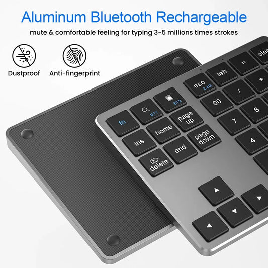 2.4G Wireless Bluetooth Digital Keyboard Wireless Numeric Keypad